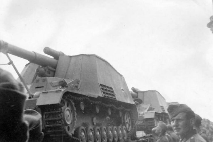 Hummel, German self propelled artillery.