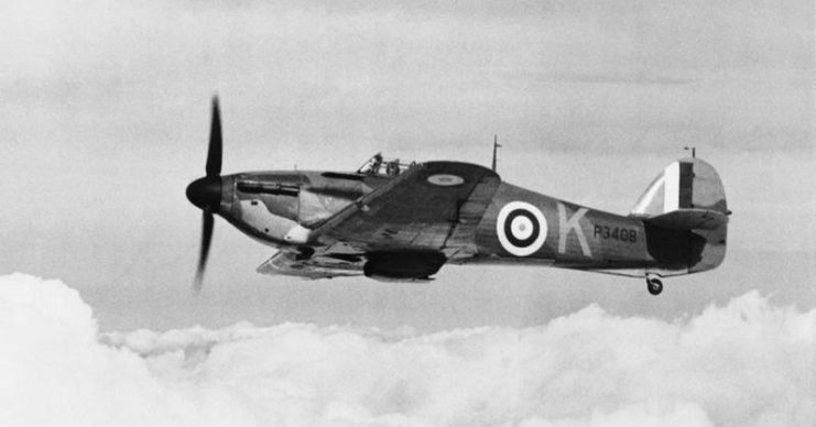 RAF Hawker Hurricane.