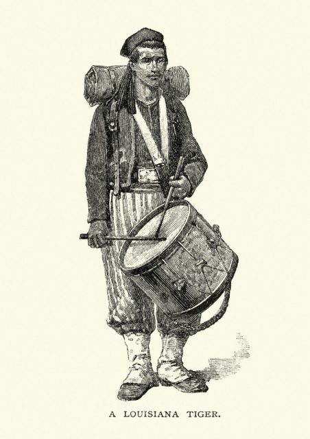 Confederate army soldier – Louisiana Tigers