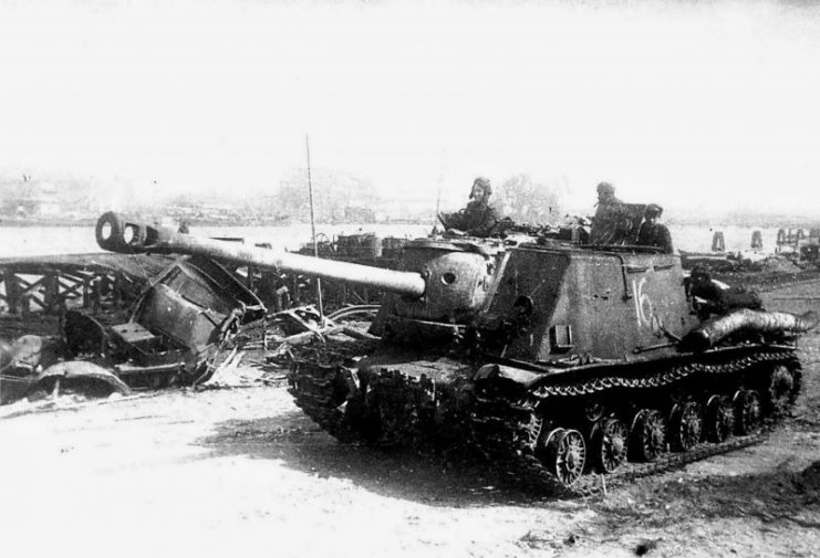 ISU-122S. 3rd Belorussian Front April 1945