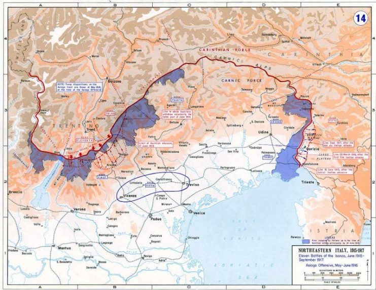 Italian Front 1915-1917.