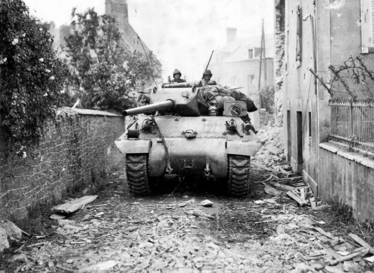 St Fromond France 703 Tank Destroyer Battalion 3 Armored Division
