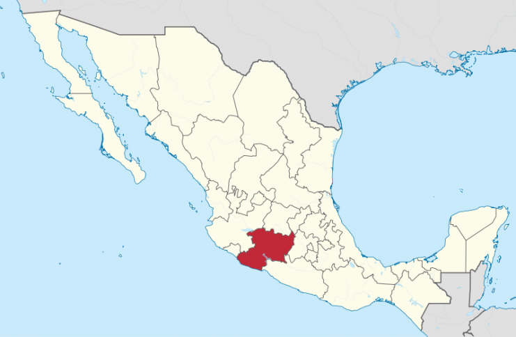 Michoacan State in Mexico – TUBS CC BY-SA 3.0