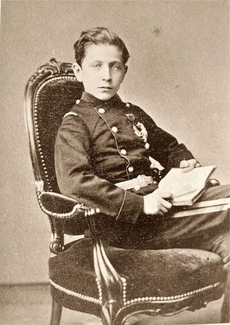 Napoléon at age 14, 1870.