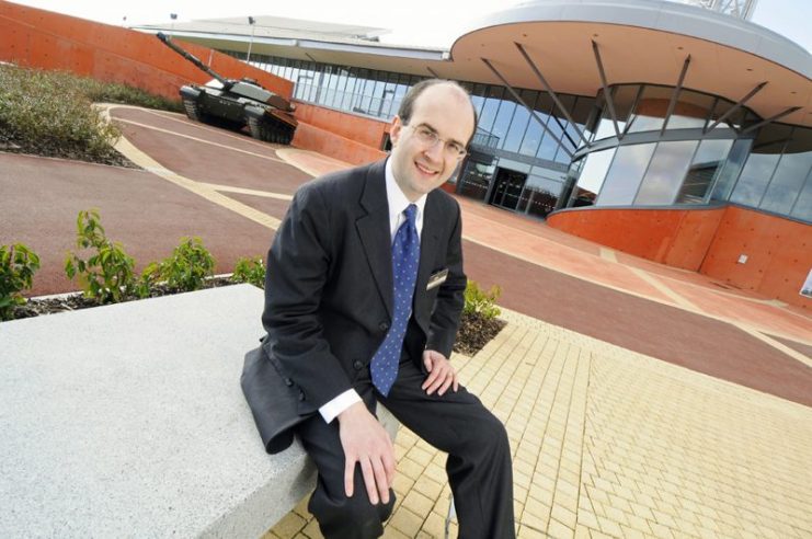 Richard Smith at the museum. Photo: The Tank Museum