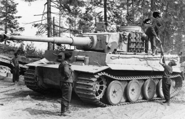 Tiger I heavy tank in Russia, August 1943.