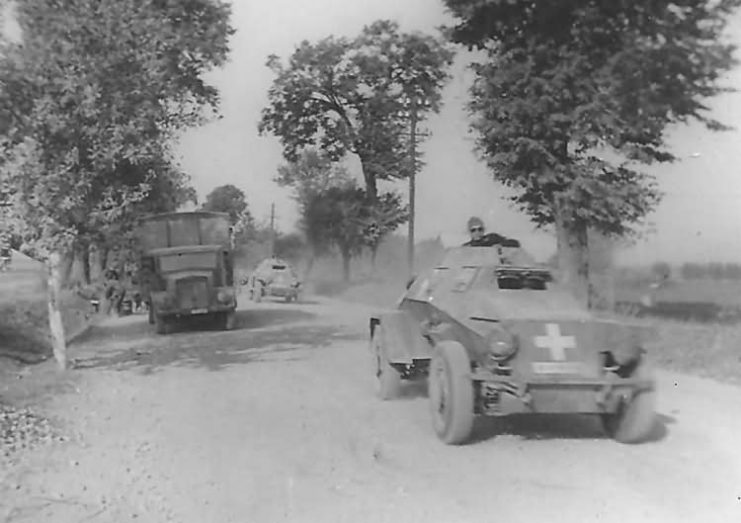 SdKfz 221 Leichter Panzerspahwagen in conquered Poland.