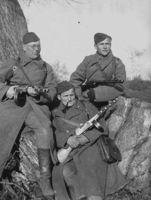 Soviet soldiers with PPSh-41 Sub-machine guns