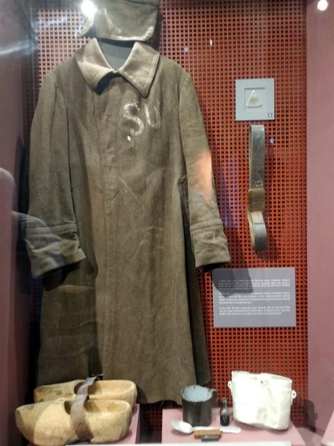 POW clothes. Photo taken from a Museum near Minsk by Ruslan Budnik.
