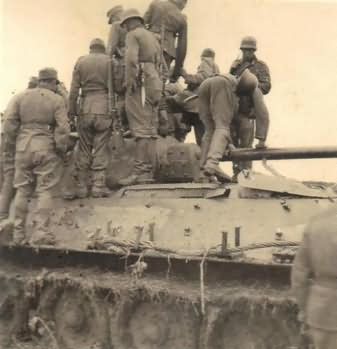 T-34 with Soviet Soldiers.