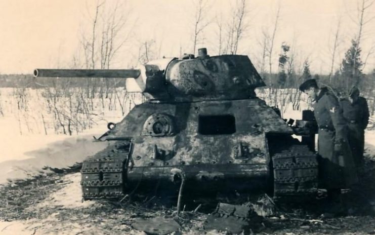 T-34 medium tank.