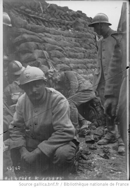 Trench of 1st line in Champagne.