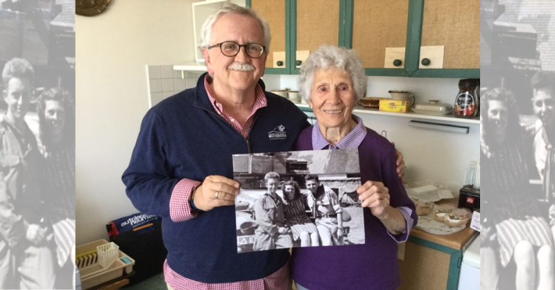 Jerry Huffman with Blažena Hrabĕtová.