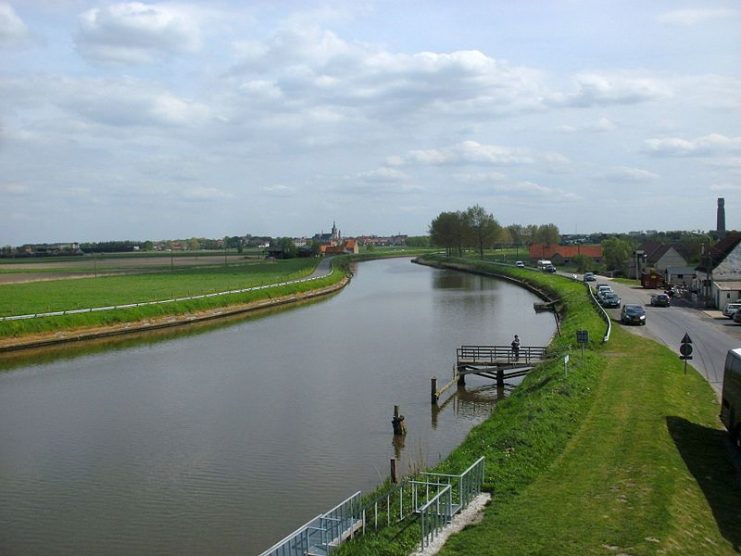 View of the Trench of Death Today – Diksmuide, West Flanders, Belgium – ViennaUK CC BY-SA 4.0