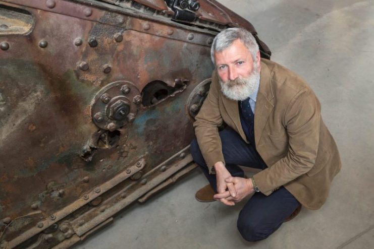 David Willey the curator of The Tank Museum.