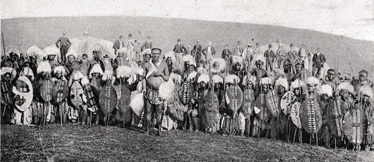 Zulu warriors.