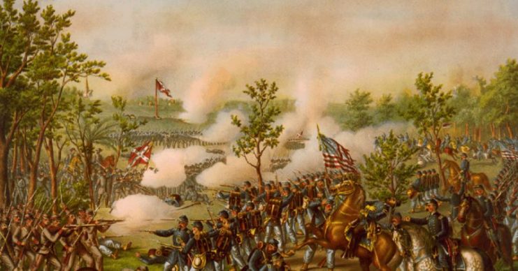 Battle of Atlanta, by Kurz and Allison (1888).