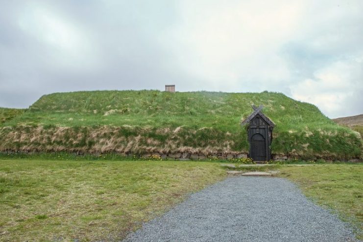 A reconstructed Viking house in Iceland.Photo: Anjali Kiggal CC BY-SA 4.0