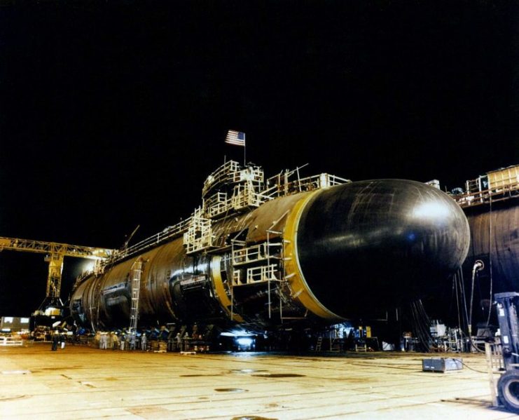 USS Seawolf (SSN-21) construcion
