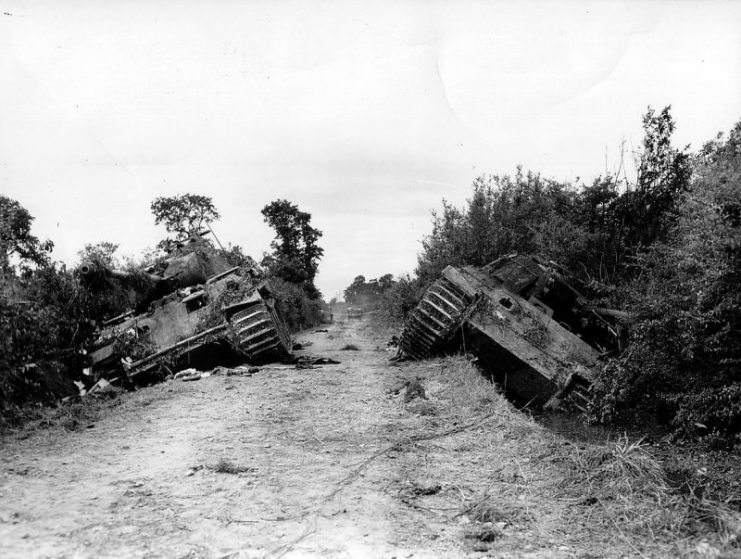 Panthers Knocked-out in Normandy.