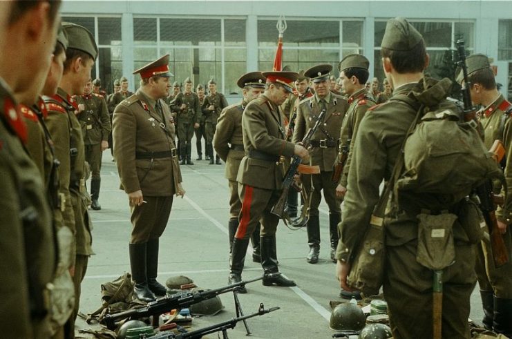 Soviet army in 1981. Photo: ALDOR46 – CC BY-SA 3.0