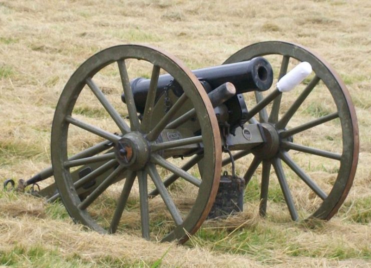 American Civil War-era replica of Howitzer. Photo: Charles Edward – CC BY-SA 3.0
