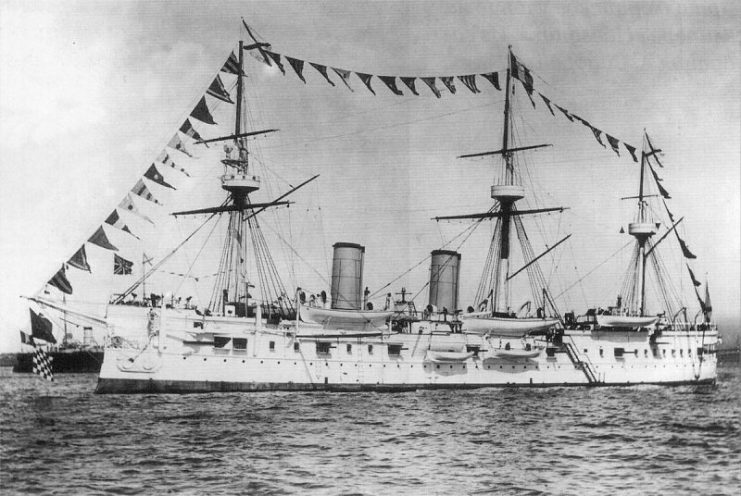 Imperial Russian Cruiser Dmitriy Donskoy.