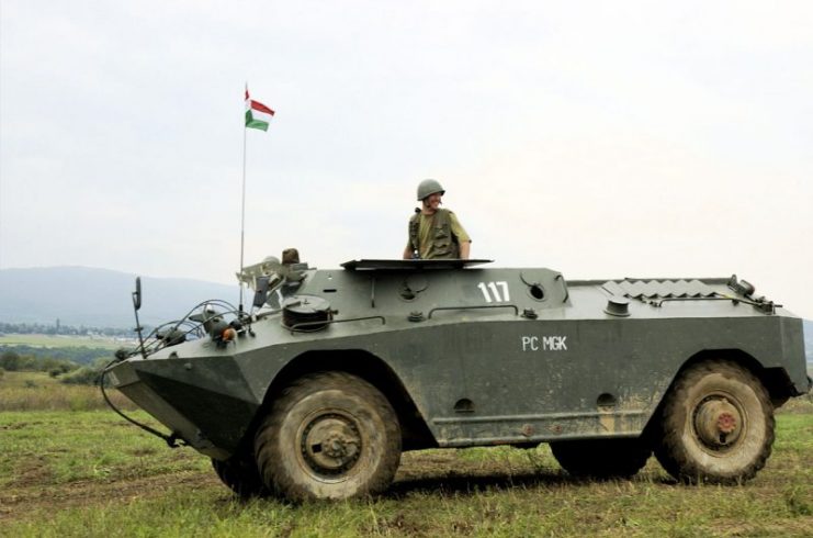 FUG D-442 Hungarian armoured reconnaissance vehicle at the military training base in Csobánka. Photo: VargaA / CC-BY-SA 4.0