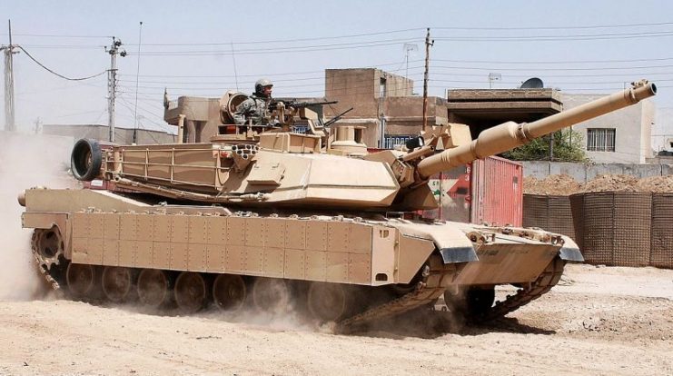 U.S. Army M1A2 Abrams with TUSK equipment