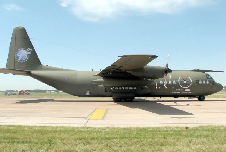 A Hercules C3 similar to the aircraft shot down