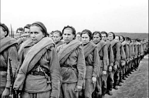 Soviet women during the war