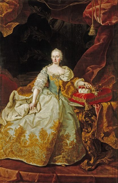 Maria Theresa, by Martin van Meytens, 1742.