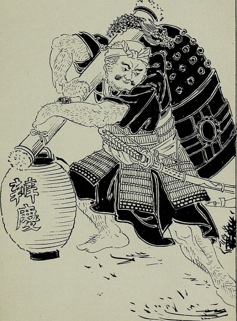 Saito Musashi-bo Benkei the warrior monk (1910).