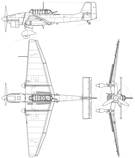 Junkers Ju 87B-2 Stuka dive bomber. Photo: Kaboldy / CC-BY-SA 3.0