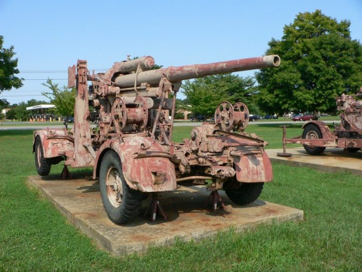 8.8cm Flak. Photo: Mark Pellegrini / CC BY-SA 2.5