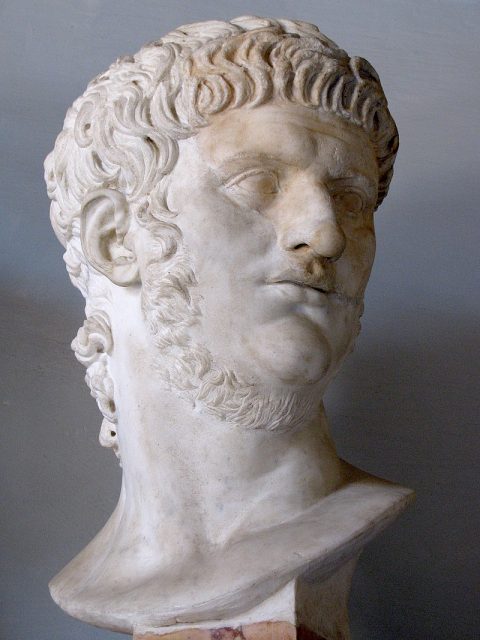 Bust of Nero at the Capitoline Museum, Rome. Photo: cjh1452000 – CC BY-SA 3.0