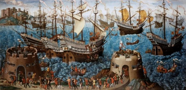 Henry VIII’s embarkation at Dover, 1520.
