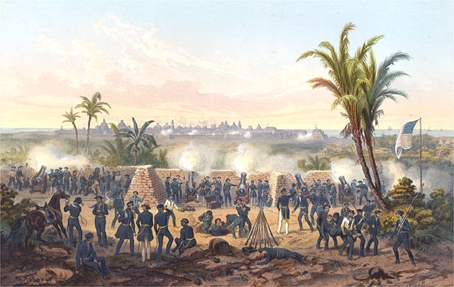 Battle of Veracruz during the Mexican-American War.