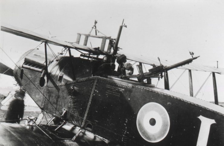 Bristol Fighter with Foster-mounted Lewis gun