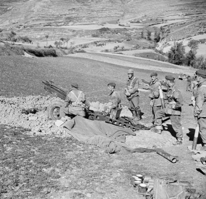 British 75mm Pack Howitzer of the 1st Airlanding Light Artillery.