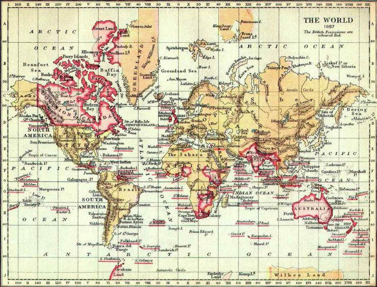 British Empire in late XIX