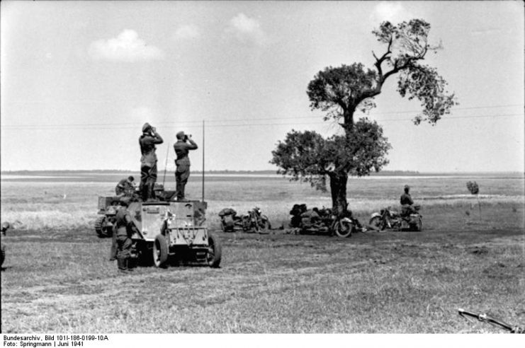 Artillery observation vehicle SdKfz 253. Photo: Bundesarchiv, Bild 101I-186-0199-10A / Springmann / CC-BY-SA 3.0.