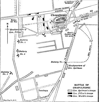 Chapultepec disposition of forces