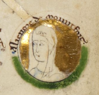 Depiction of Eleanor de Montfort.
