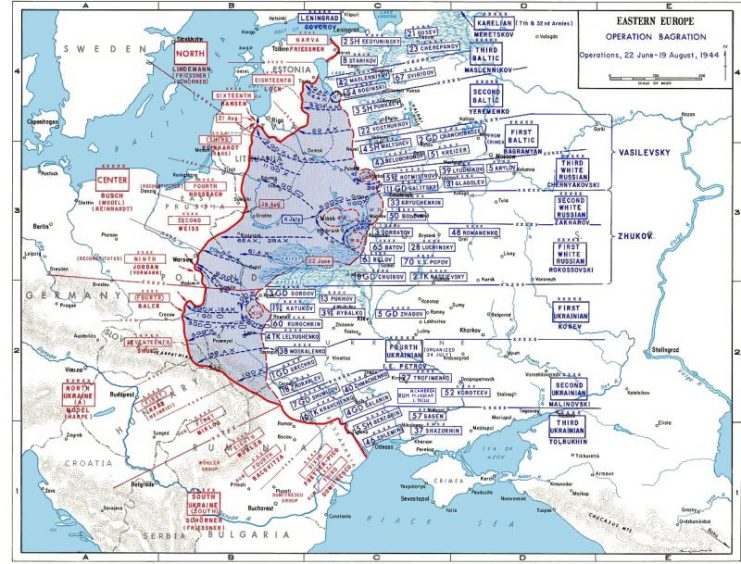 Deployments during Operation Bagration