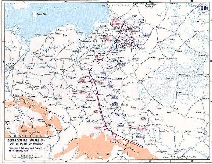 Eastern Front February 1915.