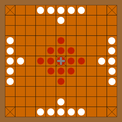 Hnefatafl board