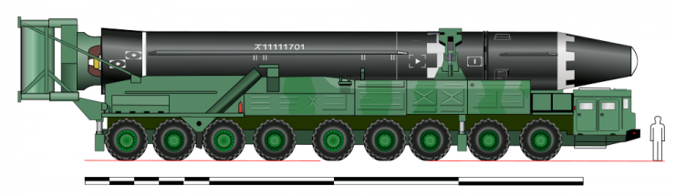 Hwasong-15 Transporter erector vehicle. Photo: Heriberto Arribas Abato / CC-BY-SA 4.0