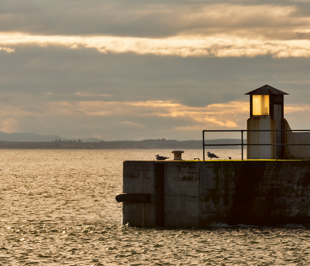 This is the entrance to Burghead Harbour, Moray, Scotland