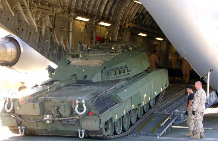 Canadian Leopard tank.